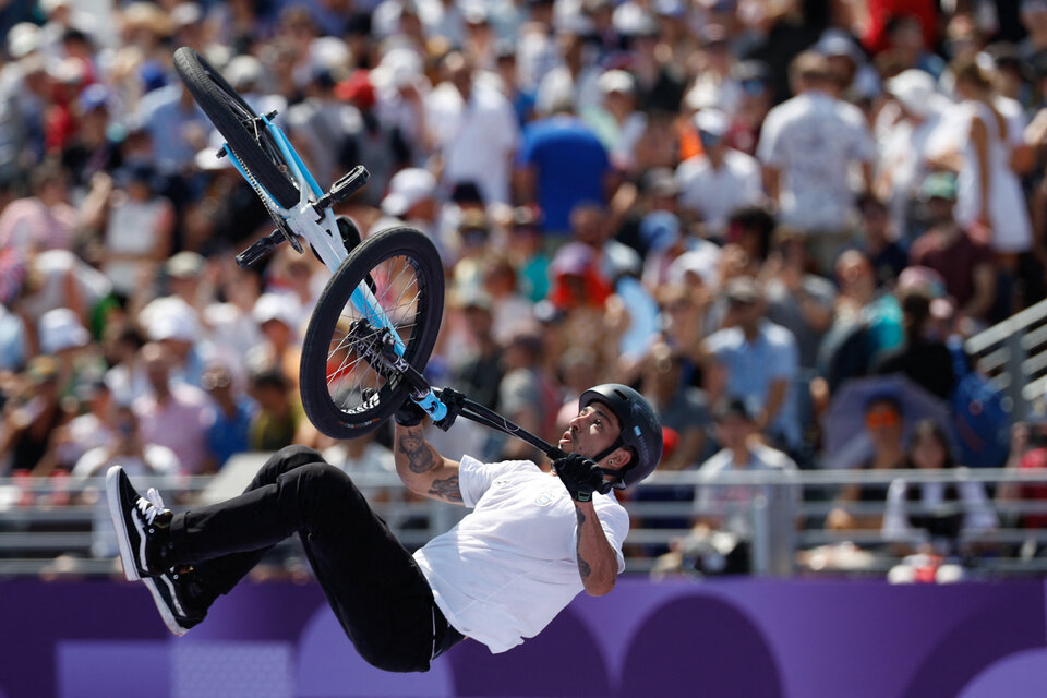 Maligno Torres ganó la medalla de oro en los Juegos Olímpicos de París 2024 en BMX freestyle.