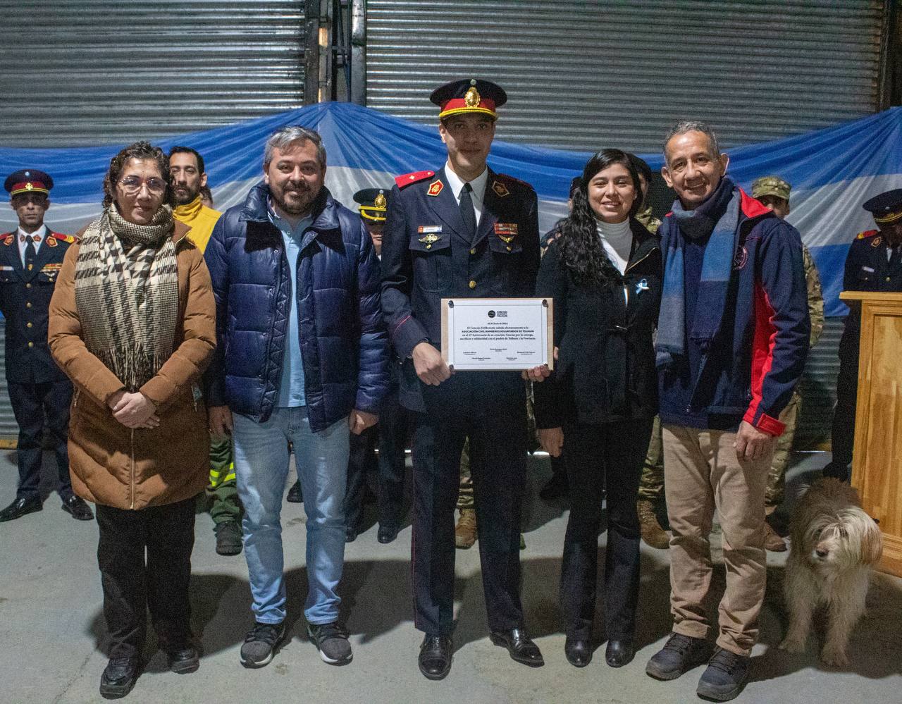 El Concejo celebró los 25 años de la Asociación de Bomberos Voluntarios Tolhuin