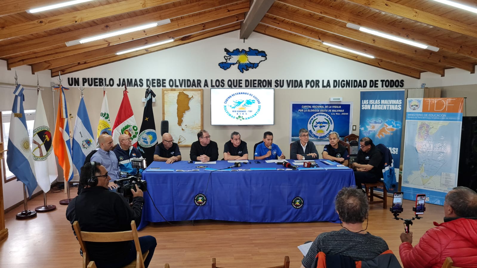 Veteranos ratifican inauguración de la carpa el 24 de marzo