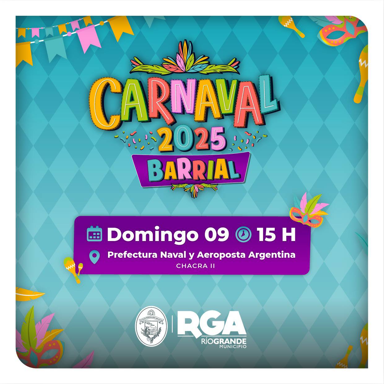 Sumate al carnaval en el barrio Chacra II