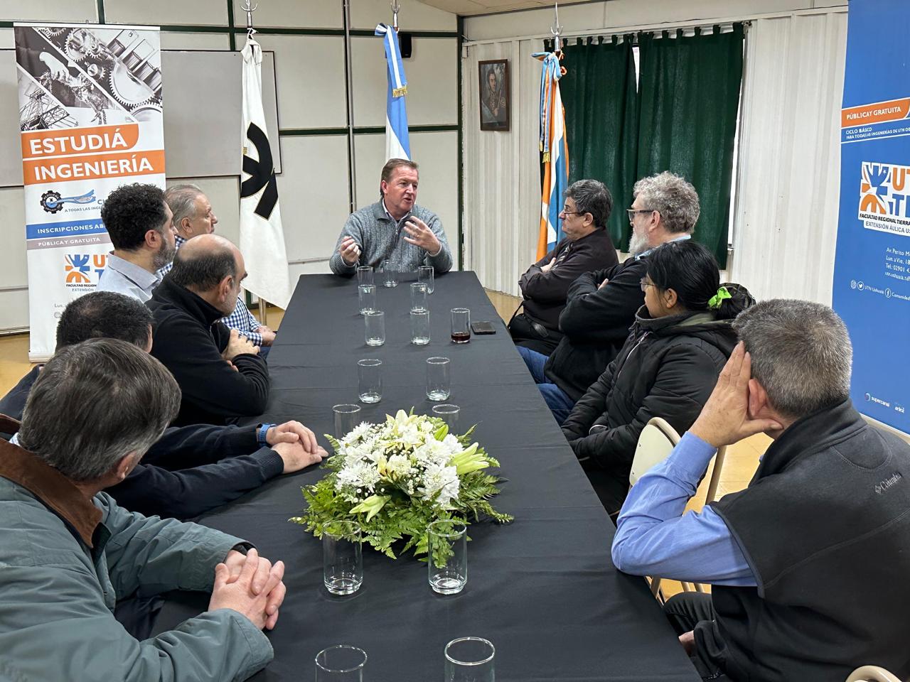 Autoridades de la UTN recibieron al Secretario de Prensa de Presidencia de la Nación, Eduardo Serenellini