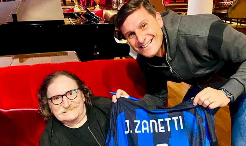 Emotivo regalo del Pupi Zanetti a Charly García