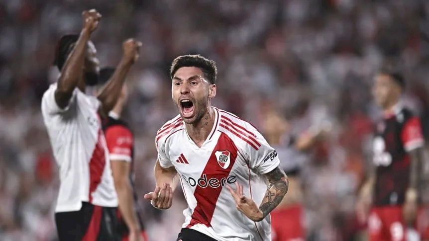 Montiel le dio el triunfo a River en una noche complicada ante Instituto