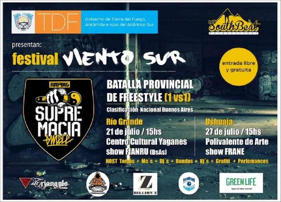 Primera edición del Festival Provincial de rap “Viento Sur”