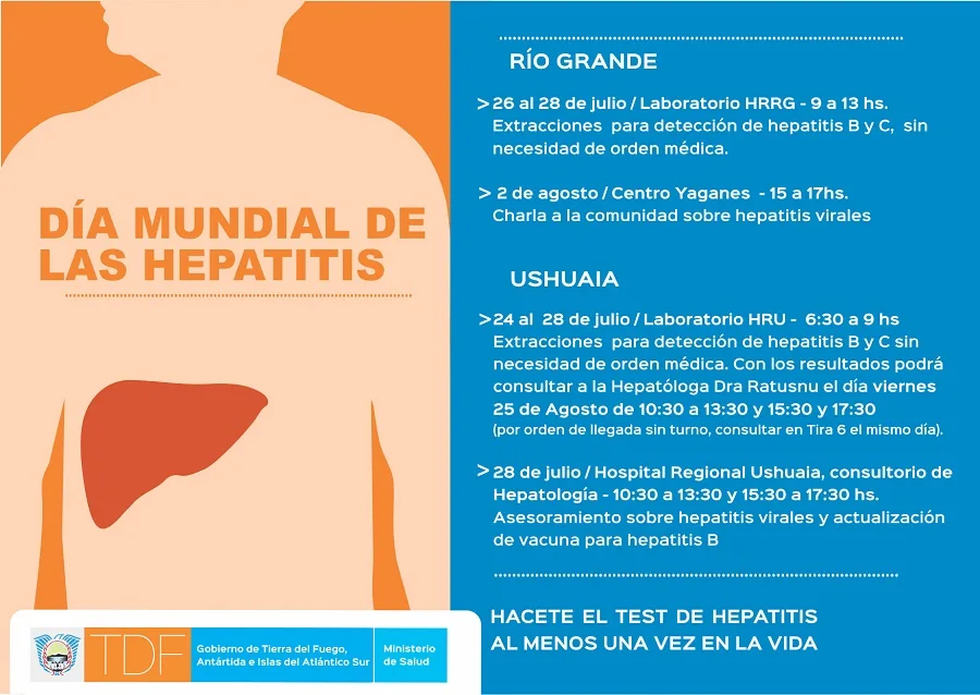 Anuncian actividades por el Día Mundial de las Hepatitis