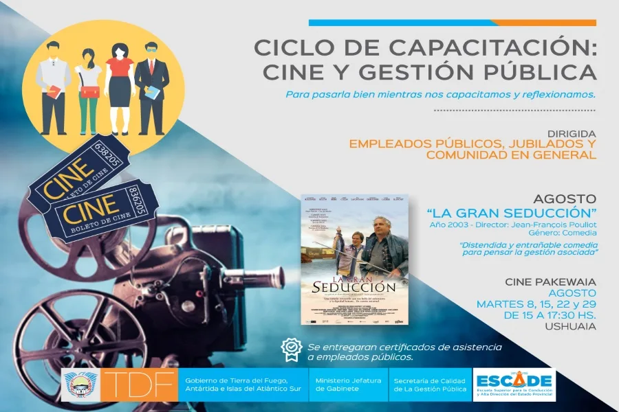 Cine y Gestión Pública: Una distendida propuesta de capacitación y reflexión