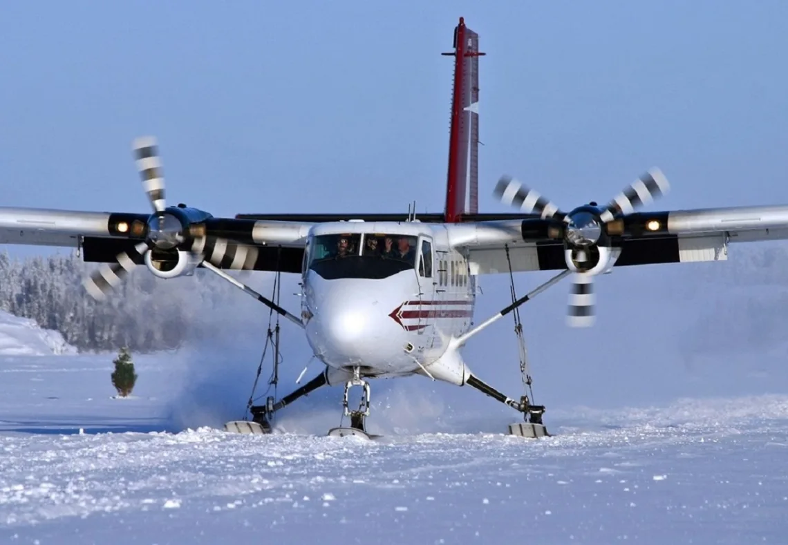 Aterrizaron sobre un glaciar para rescatar a un herido de Marambio