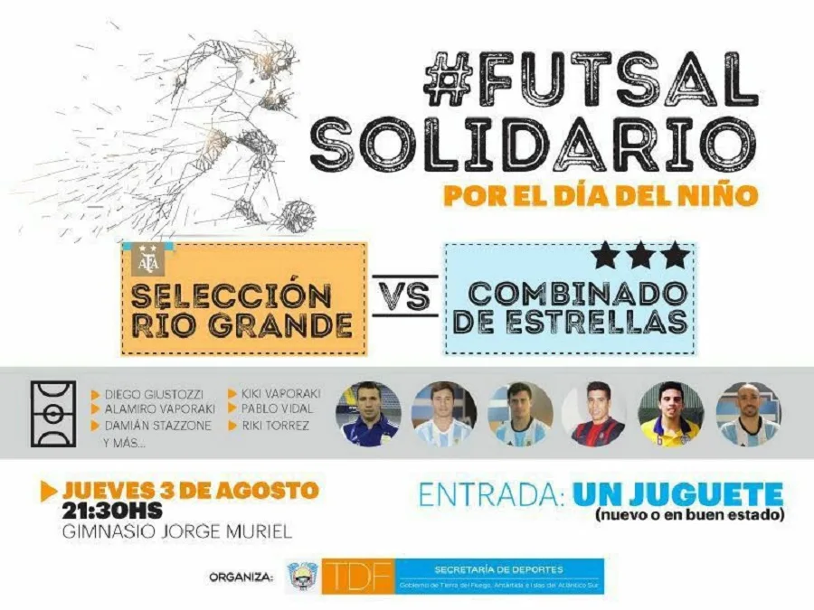 Futsal Solidario por el “Día del Niño”