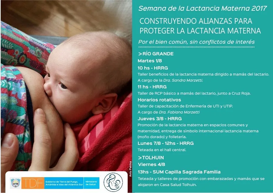 Iniciaron las actividades por la “Semana Mundial de la Lactancia Materna”