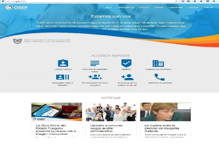 Estatales de la Provincia podrán gestionar trámites online en la Obra Social
