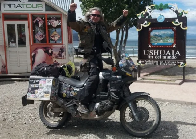 De Alaska a Ushuaia: Sueño cumplido del aventurero motoquero