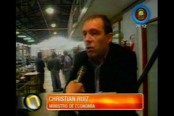 Ministro de Economía de Tierra del Fuego, Christian Ruiz.