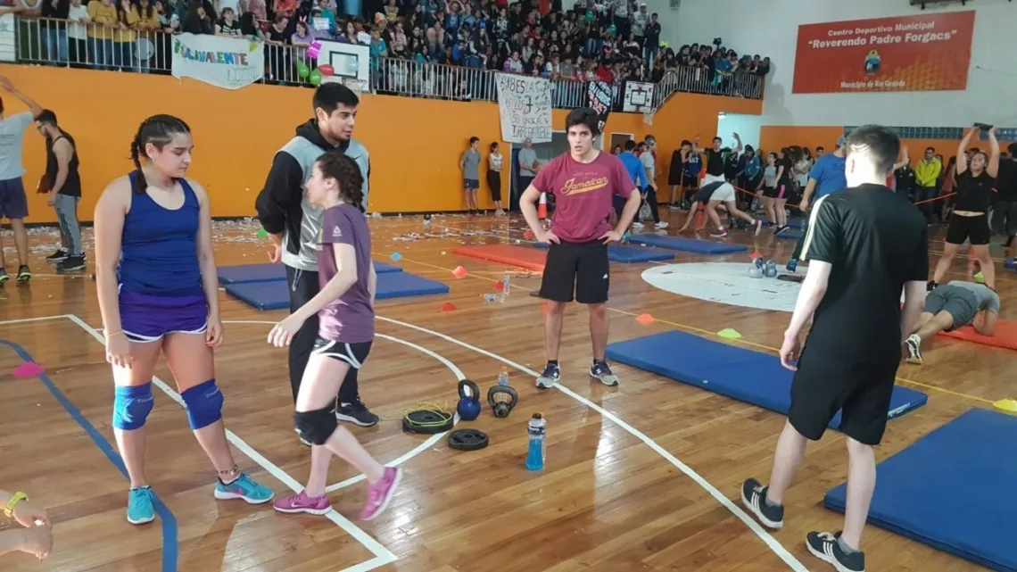 Olimpíadas Estudiantiles: Se realizó Los Crossfit Games en el Centro Deportivo