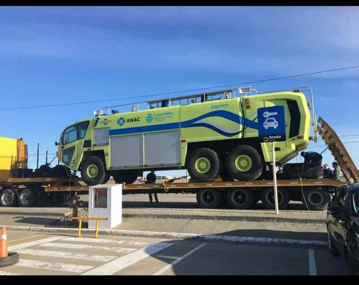 Nueva autobomba de origen norteamericano para el aeropuerto de Río Grande