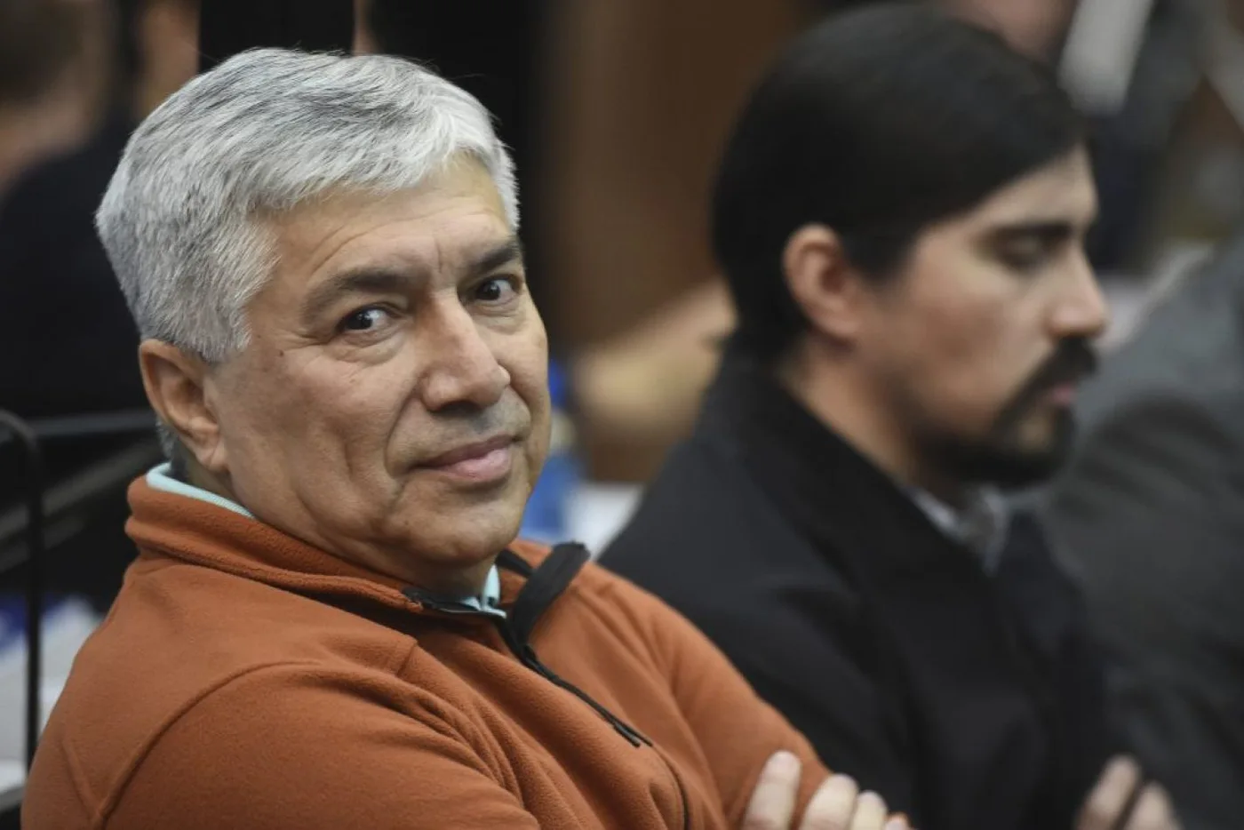 Lázaro Báez y su hijo Martín en Tribunales