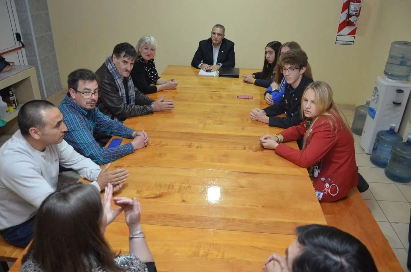 Directivos de la entidad noruega se reunieron con el Rotary Club Río Grande y los chicos de intercambio