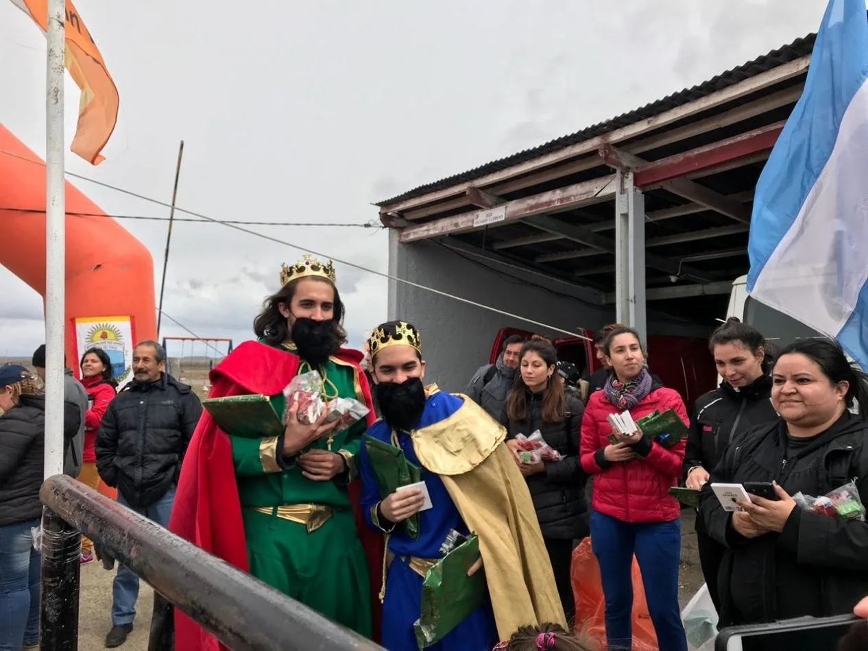 Reyes Magos en el autódromo de la ciudad de Río Grande