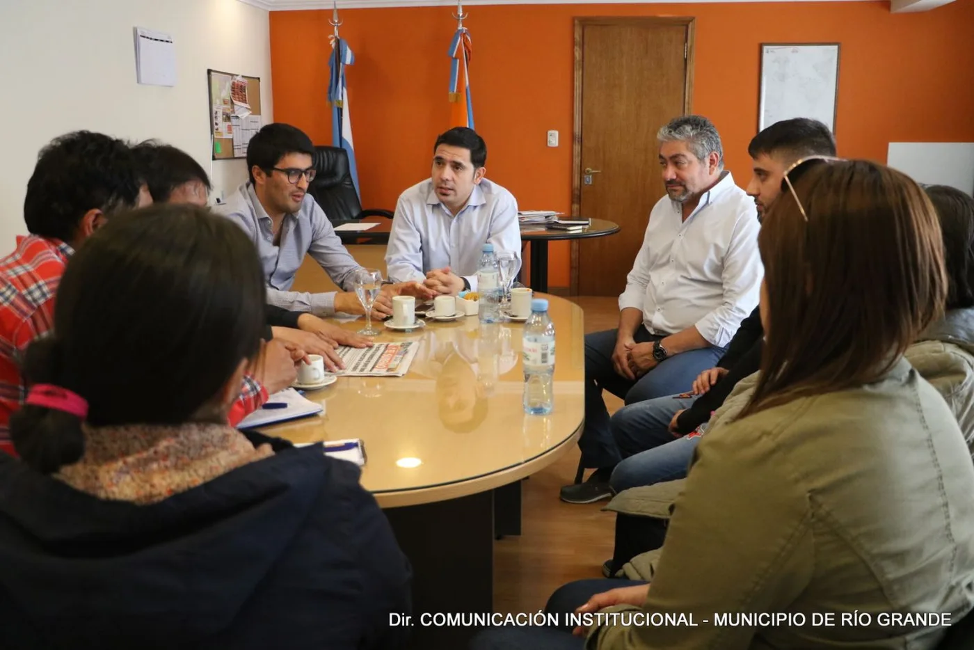 Reunión con gremios estatales con representación municipal ATE y ASOEM.