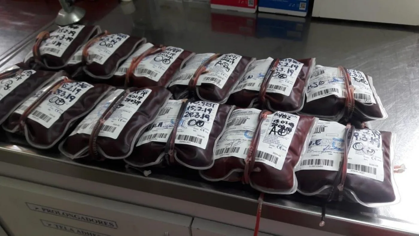 Colecta de donación voluntaria de sangre