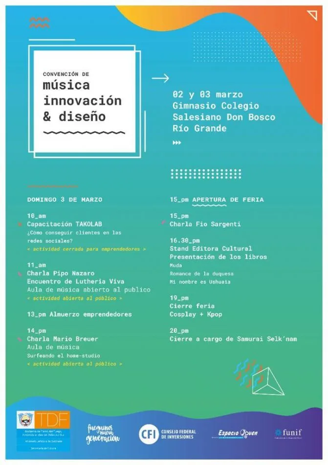 Este fín de semana se realizará la Convención de Música, Innovación y Diseño