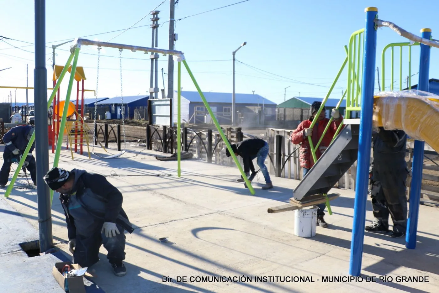 Playón deportivo del barrio Bicentenario