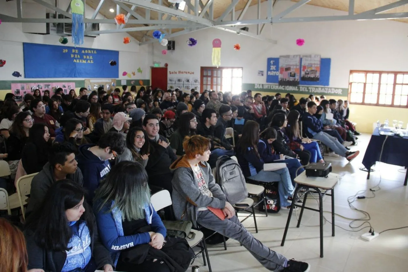 Capacitación dictada en el colegio EPEIM  de la ciudad de Río Grande