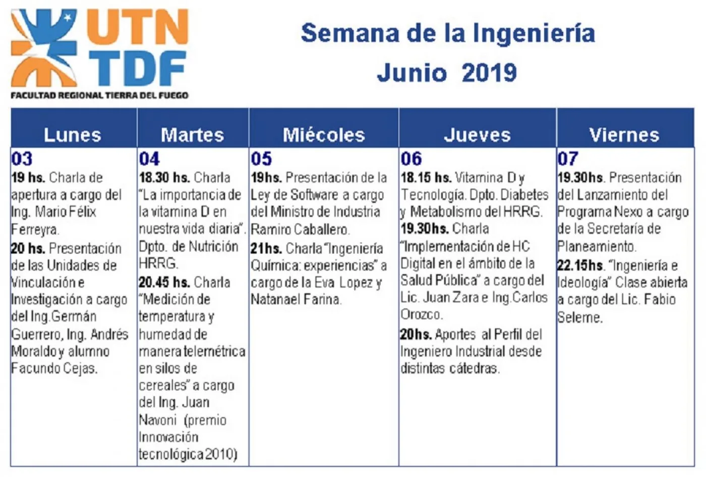 El evento tendrá lugar en la sede universitaria (San Martín 650) y estará abierta a toda la comunidad.