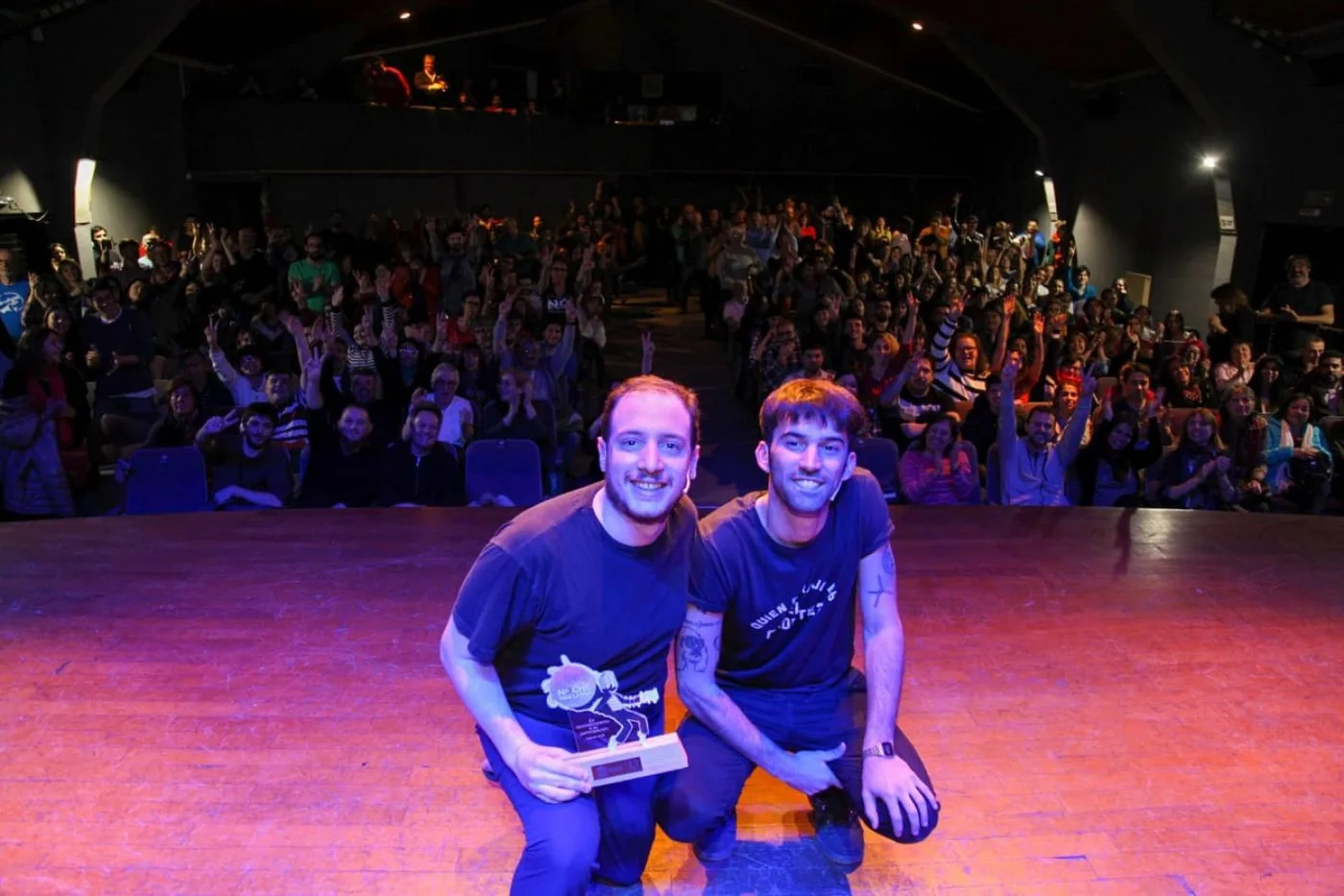 La Sala Niní Marshall se vistió de gala para reconocer el increíble espectáculo de humor a cargo de Pedro Rosemblat y Martín Rechimuzzi