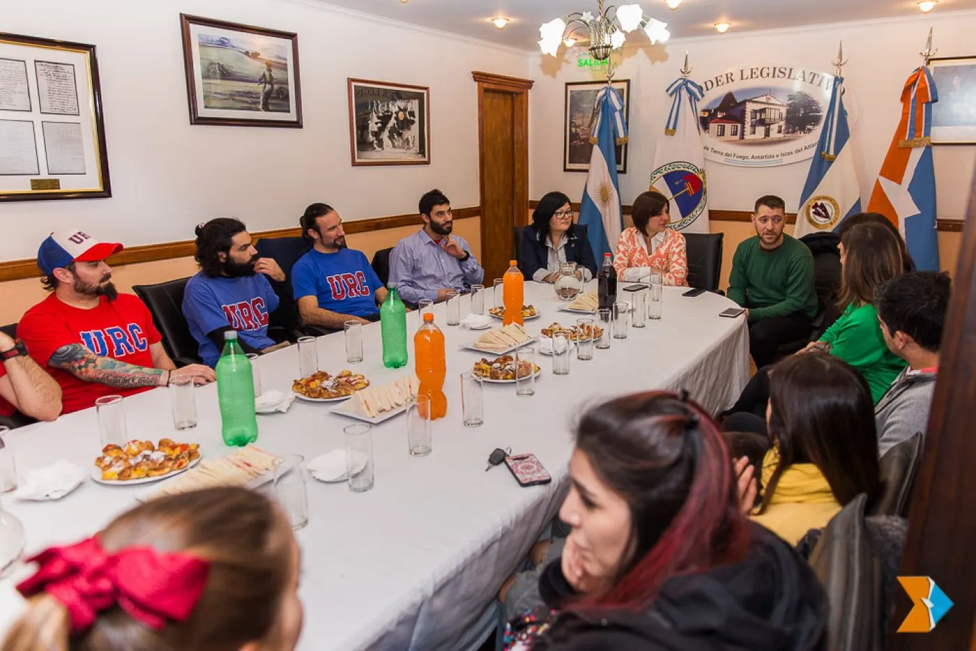 Parlamentarias recibieron a deportistas fueguinos que se destacan a nivel nacional