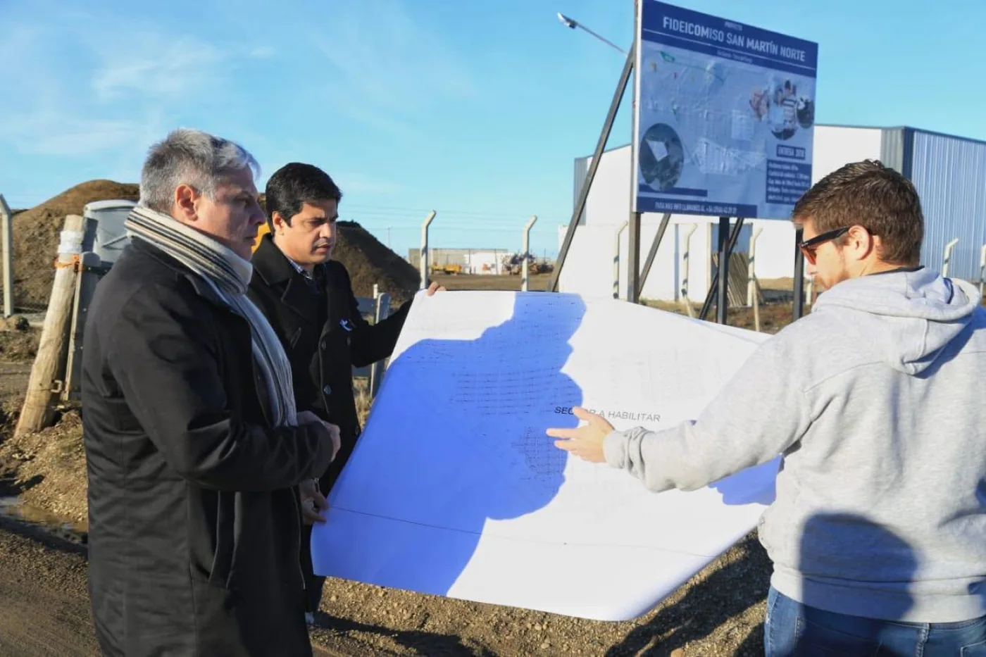 Apertura de sobres de licitación para la red troncal de gas para el B° Fideicomiso San Martín Norte