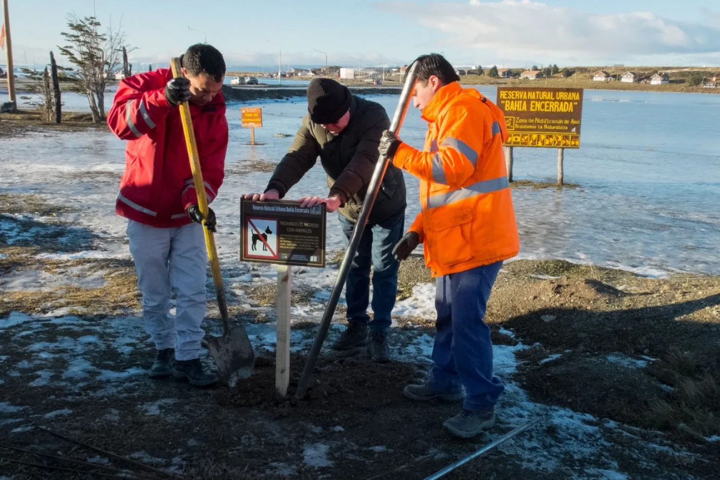 Trabajo en conjunto de las secretarías de Gobierno y de Medio Ambiente de la Municipalidad de Ushuaia