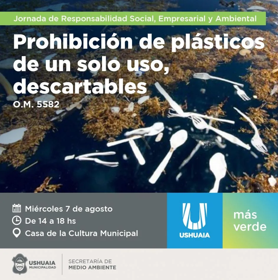 Jornada de responsabilidad social empresaria y ambiental el 7 de agosto en Ushuaia