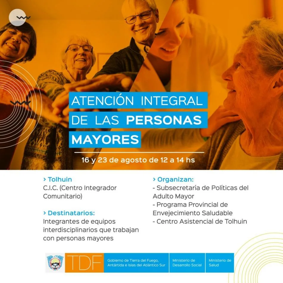 Anuncian jornadas de "Atención Inteegral de las Personas Mayores"