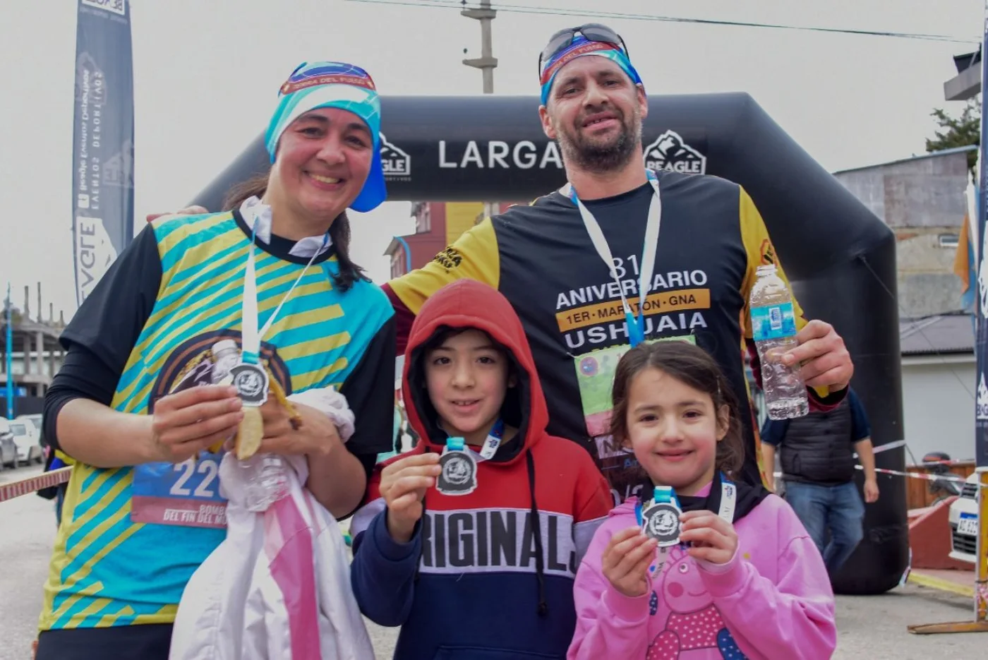 Se realizó a 1° maratón de Bomberos