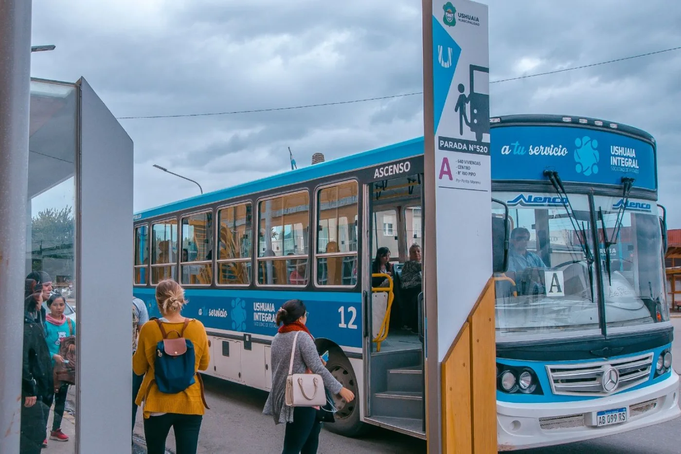 Ushuaia: Horarios del servicio de colectivos durante las fiestas