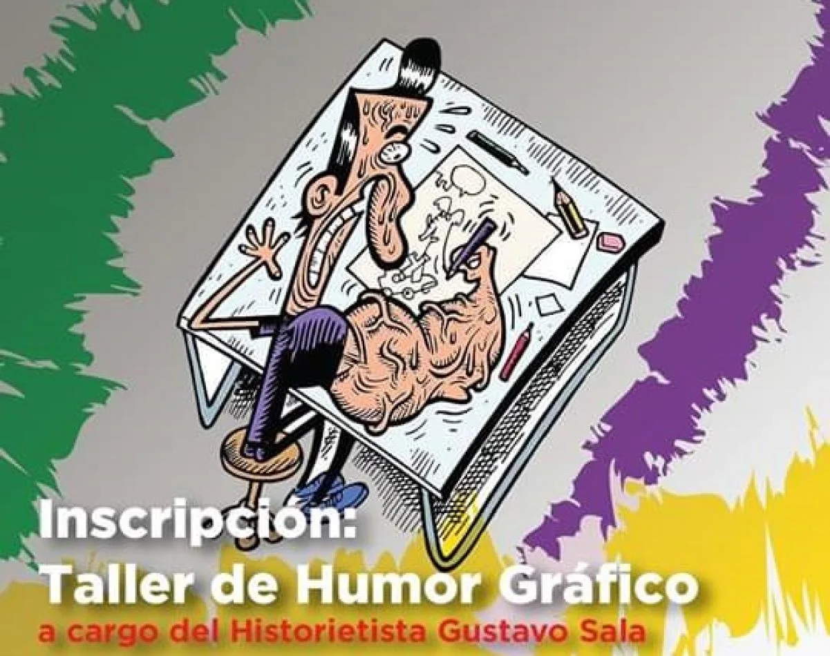 Gustavo Sala brindará un taller de humor gráfico