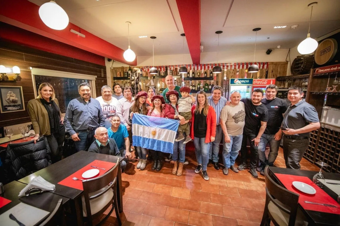 Municipio recibió a representantes de Ushuaia en el asado más grande de Tierra del Fuego