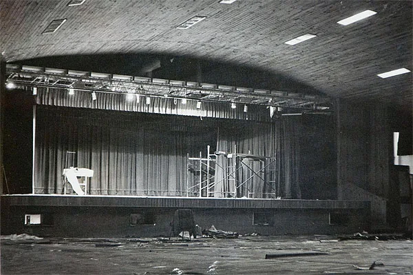 La Casa de la Cultura, previo a inaugurarse en 1987.