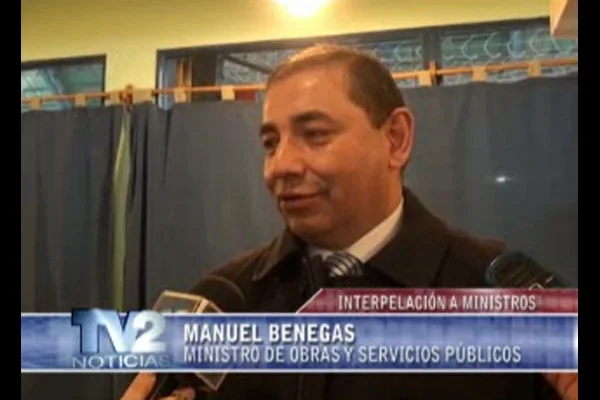 Ministro de Obras Públicas de Tierra del Fuego, Manuel Benegas.