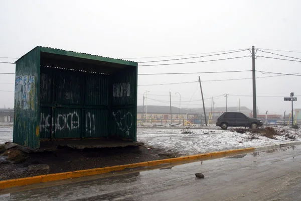 En la Margen Sur, los recorridos se vieron complicados por el hielo lavado.