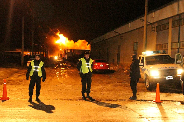 Las explosiones podían verse desde una importante distancia.