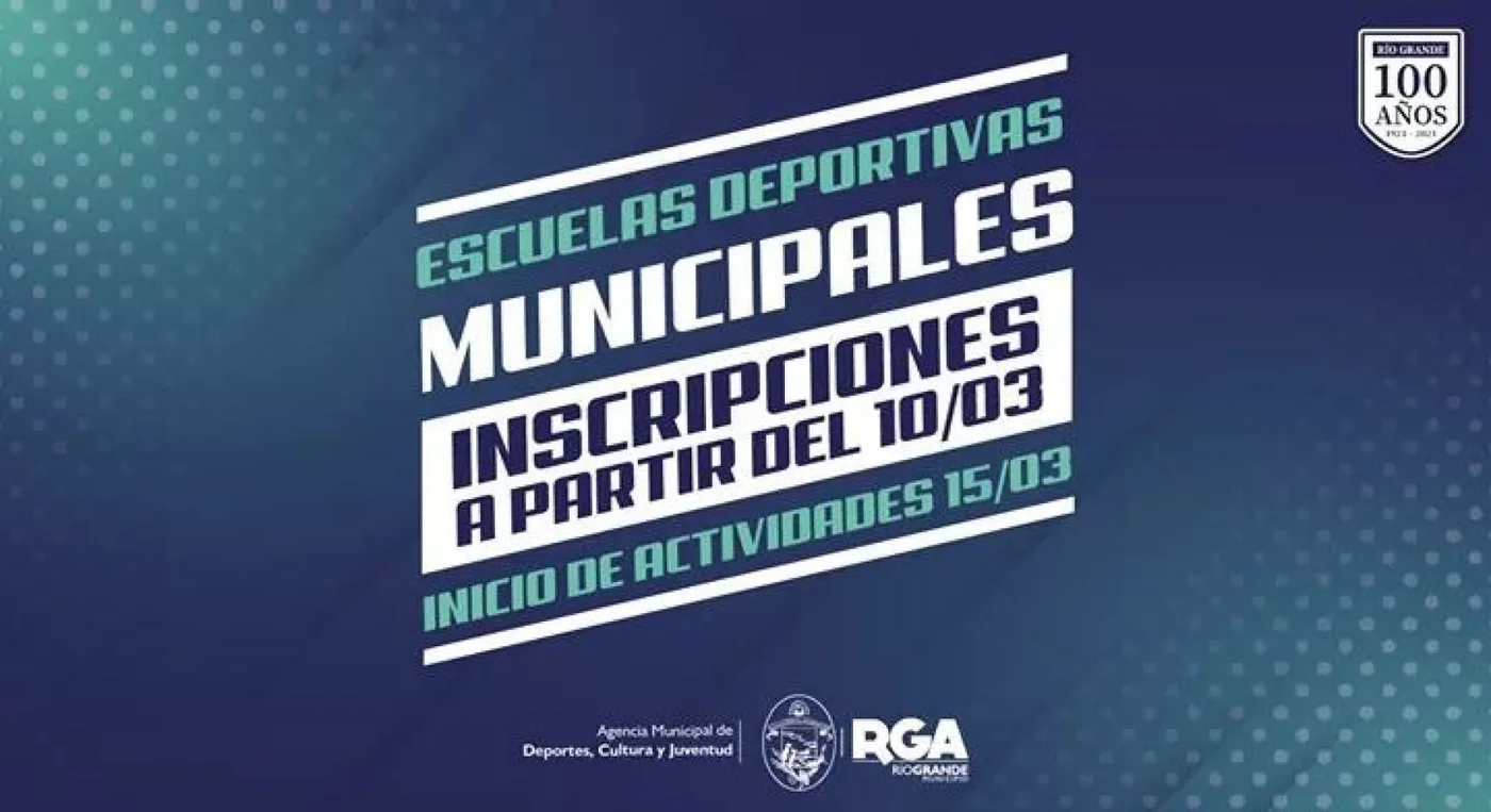 Desde este miércoles 10 de marzo quedan abiertas las inscripciones para participar de las más de 50 escuelas deportivas .