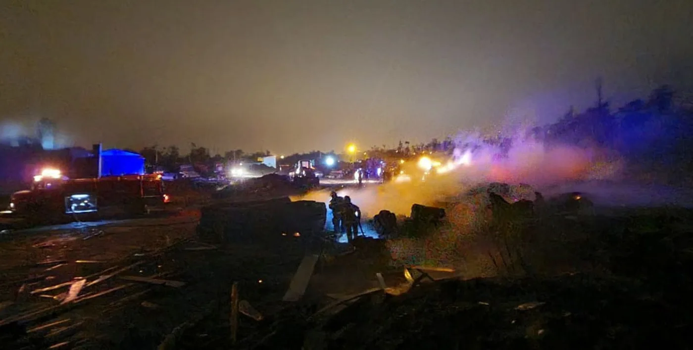 Incendio en un aserradero de Tolhuin