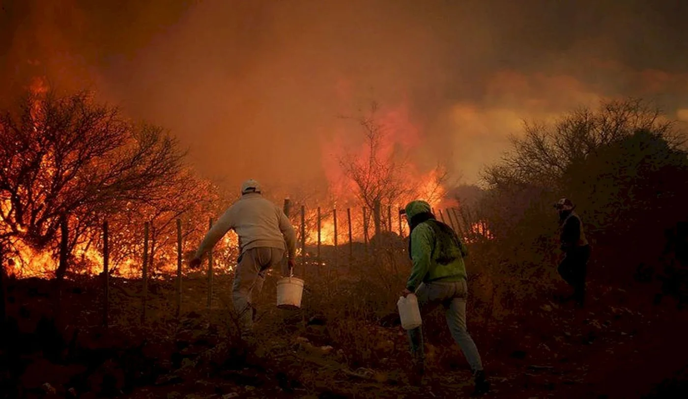 Continúan los incendios en el norte de Córdoba