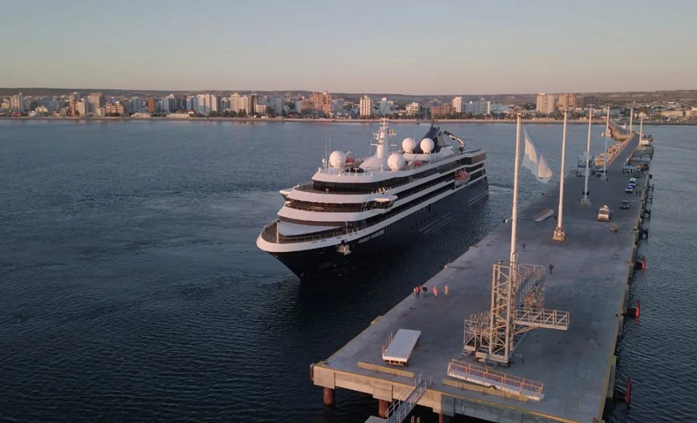 Se reactiva el turismo de cruceros en Puerto Madryn