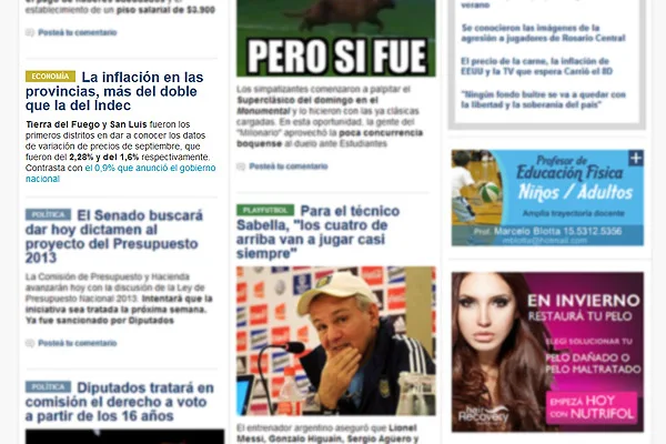 La nota fue publicada por el sitio web Infobae.