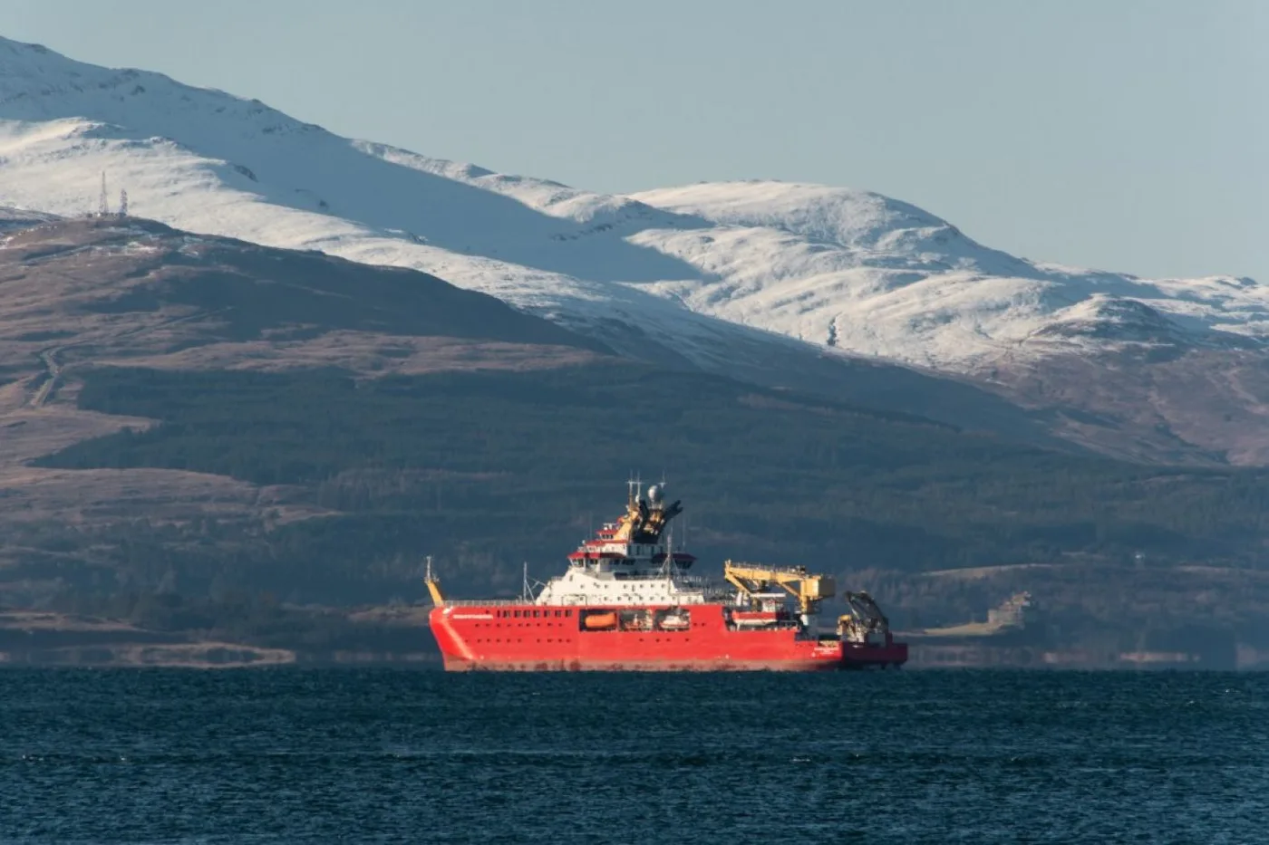 Buque RRS Sir David Attenborough completó la primera etapa de su viaje a la Antártida y llegó a las Islas Malvinas el pasado jueves 9 de diciembre