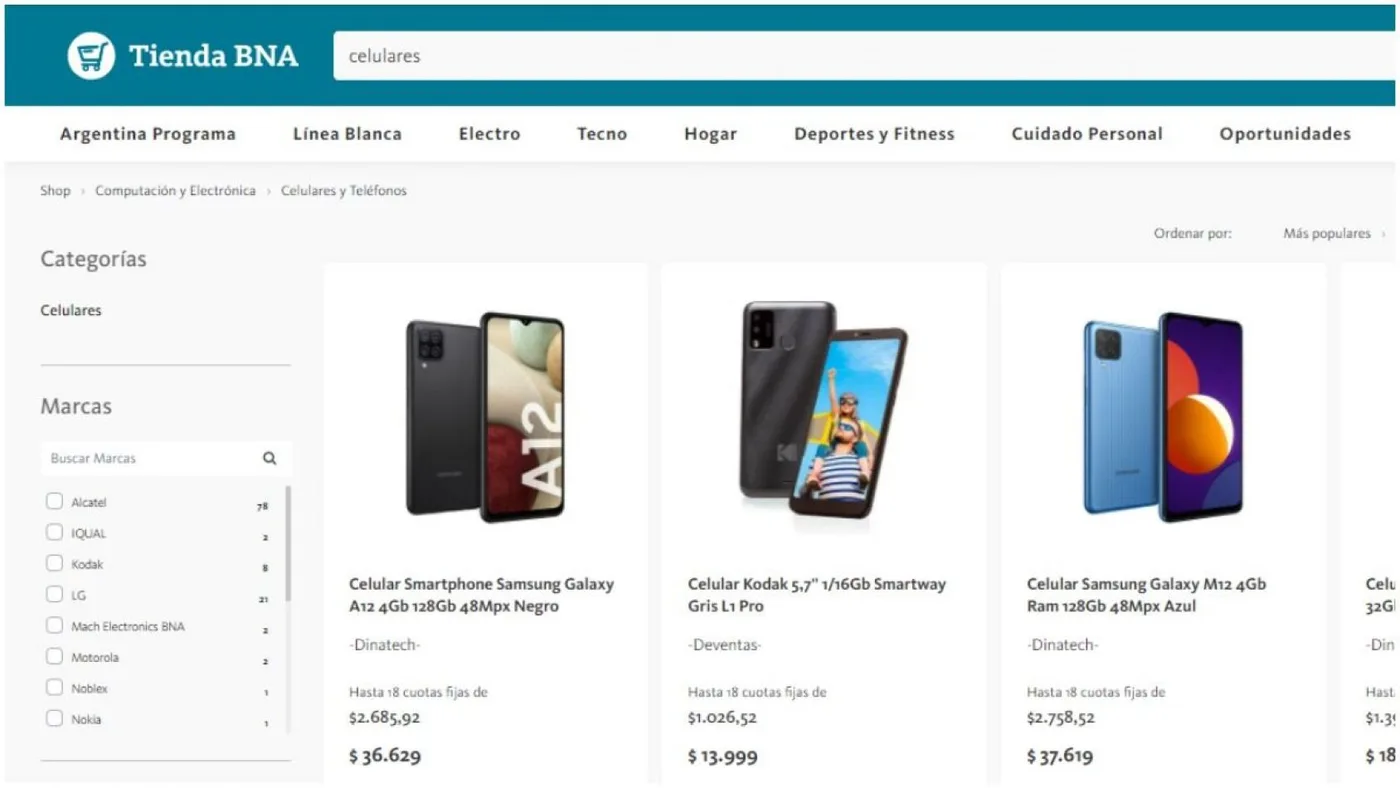 El Banco Nación lanza una promoción para comprar celulares y computadoras en hasta 18 cuotas sin interés