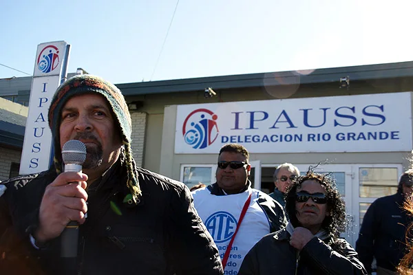 Secretario General de la Asociación de Trabajadores del Estado de Río Grande, Marcelo Córdoba.