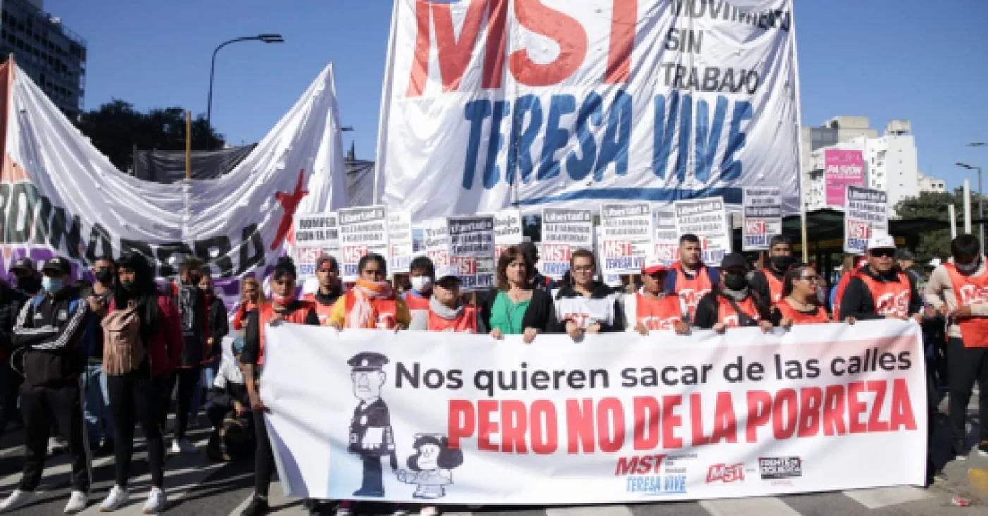 El movimiento piquetero realizará "marcha federal" de tres días contra el Gobierno